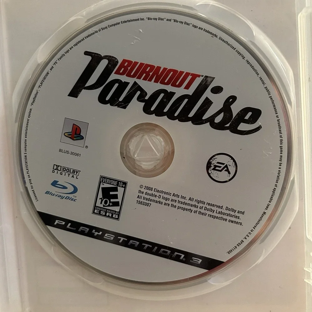 Burnout Paradise (Sony PlayStation 3, PS3) CIB, TESTED, MANUAL,  FAST SHIPPING